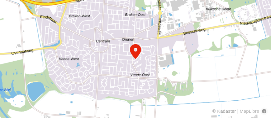 Locatie van Notariskantoor Drunen
