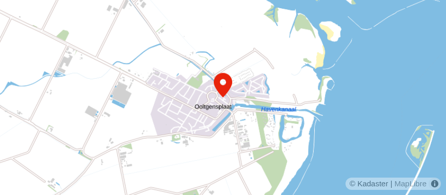 Locatie van Van den Ouden Advies 