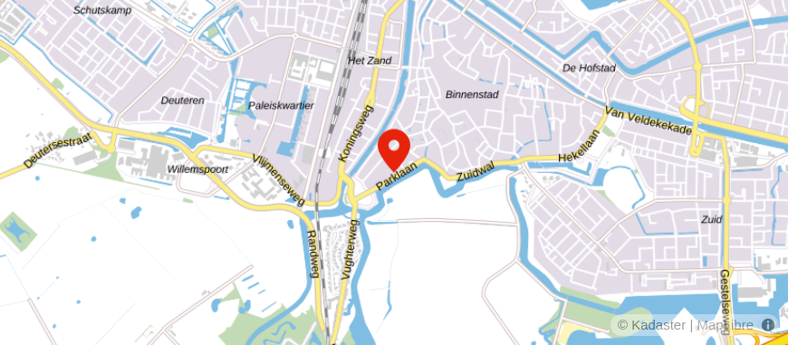 Locatie van Claeren 's-Hertogenbosch