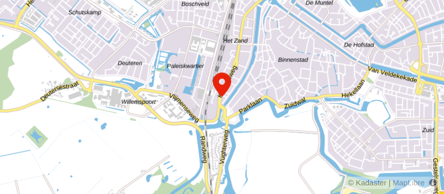 Locatie van MTP Accountants & Adviseurs