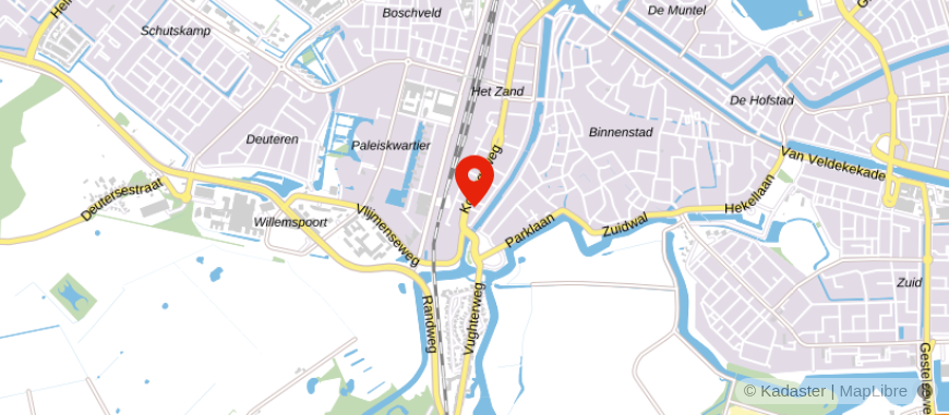 Locatie van RSP Makelaars