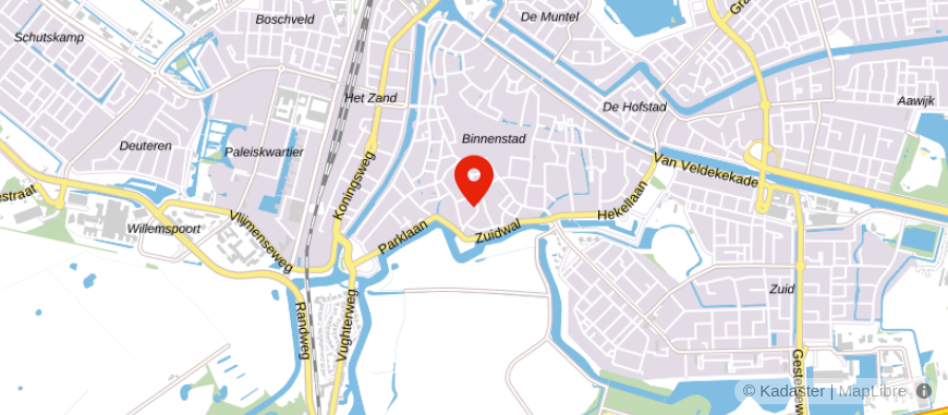 Locatie van De Huizenbemiddelaar Den Bosch
