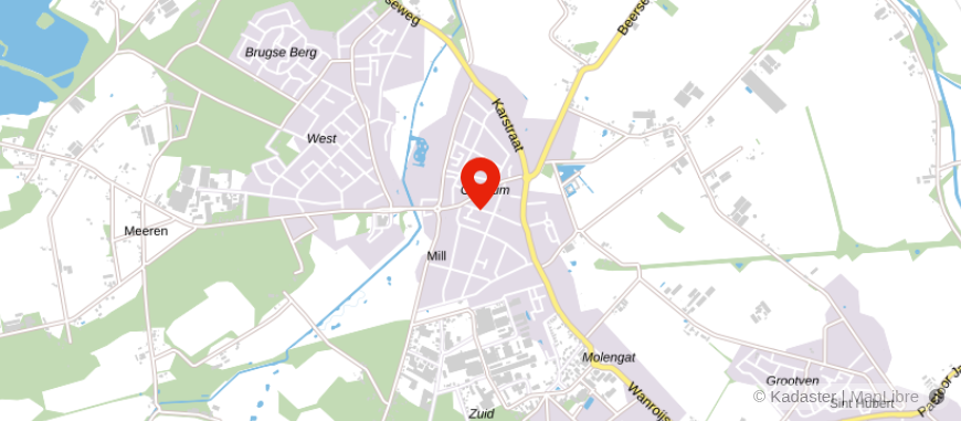Locatie van Kersten & Wilhelm Notarissen