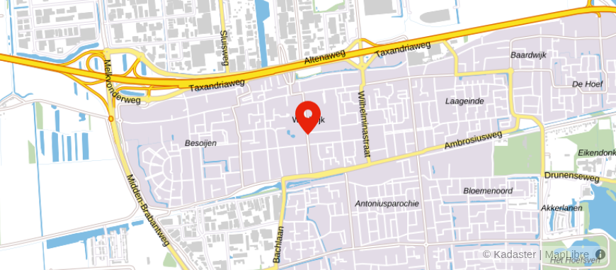 Locatie van Van de Mierden-Yield BV