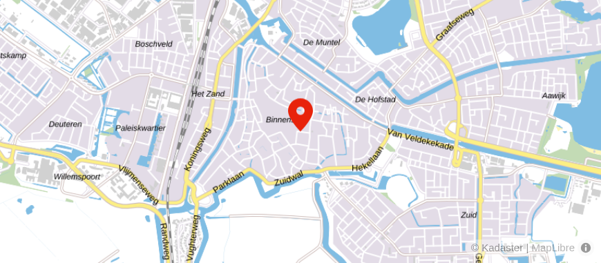 Locatie van ING Bank Den Bosch