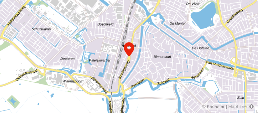 Locatie van De Koster Makelaars