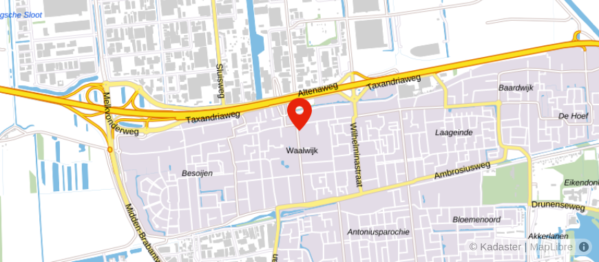 Locatie van Carré de Wit makelaardij B.V.