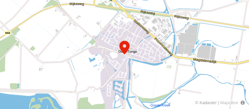 Locatie van Vonk Administratieve Dienstverlening