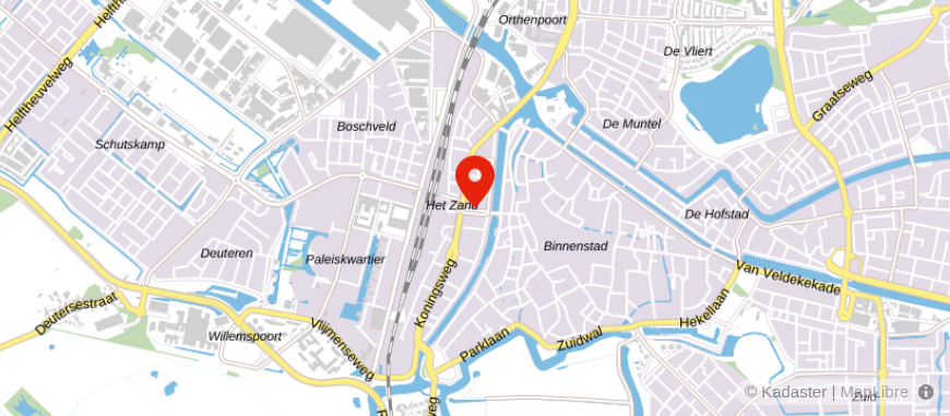 Locatie van KR Financieel Advies
