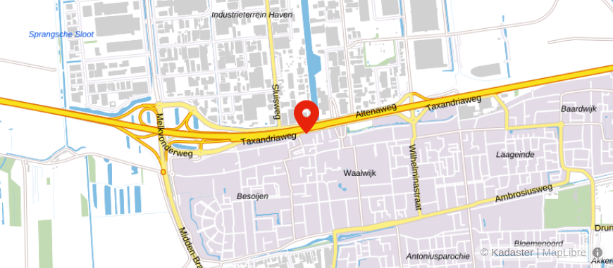 Locatie van Merkx Vugts & Vlemmix
