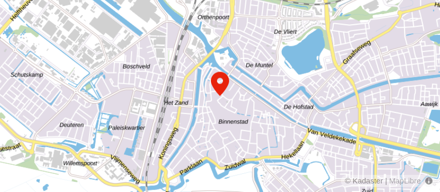 Locatie van Finovion Den Bosch