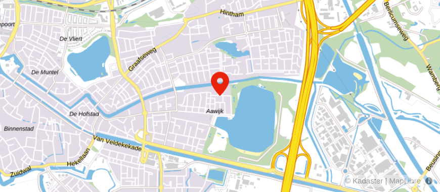 Locatie van Financial Support Le Vert