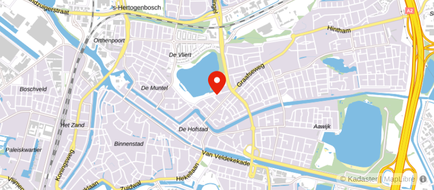 Locatie van Financiële Meesters 's-Hertogenbosch
