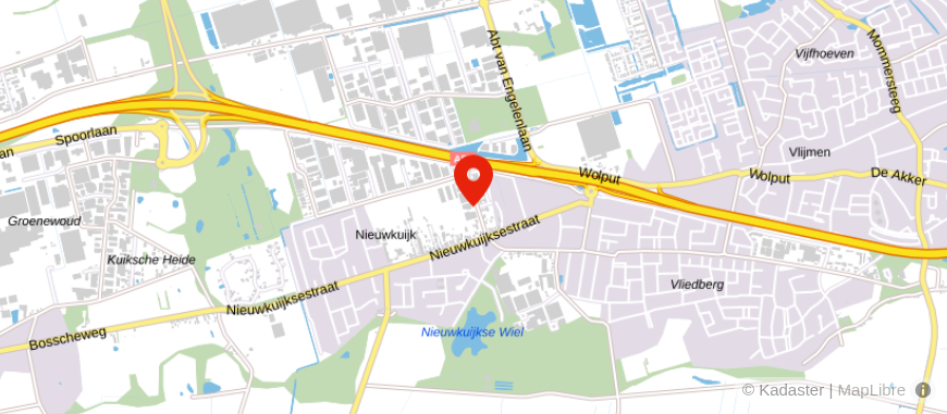 Locatie van De Gouw Assurantiën