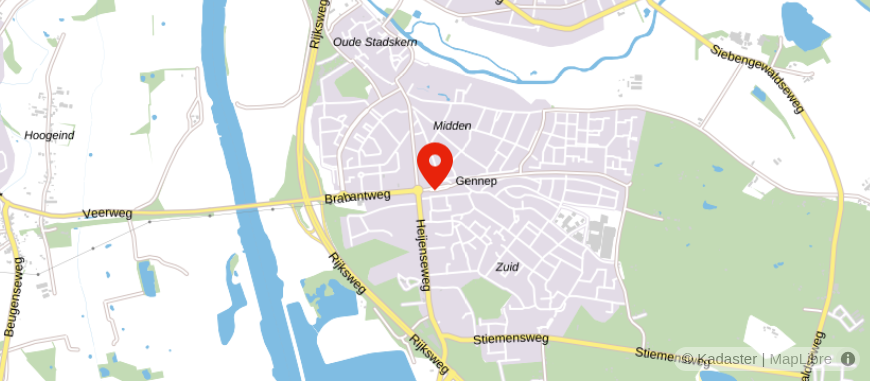 Locatie van AMAK