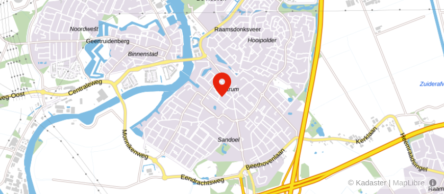Locatie van Zuid West Financiële Diensten BV