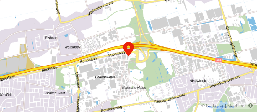 Locatie van Finovion Heusden