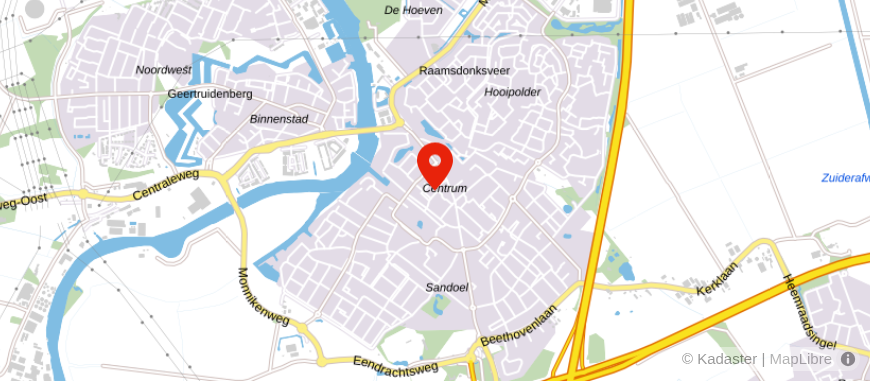 Locatie van Verbrugge Groep - Raamsdonksveer