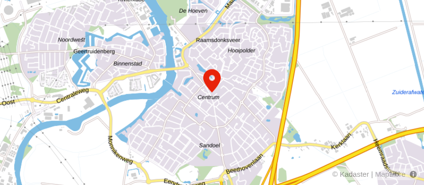 Locatie van aaff Raamsdonksveer