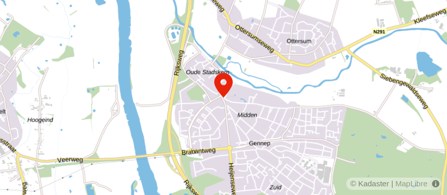 Locatie van Hurkmans Financieel Advies B.V.
