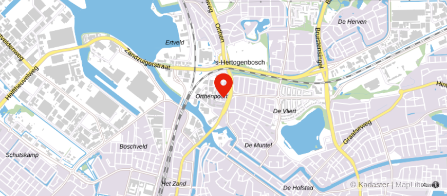 Locatie van De Hypotheekshop Den Bosch Orthen
