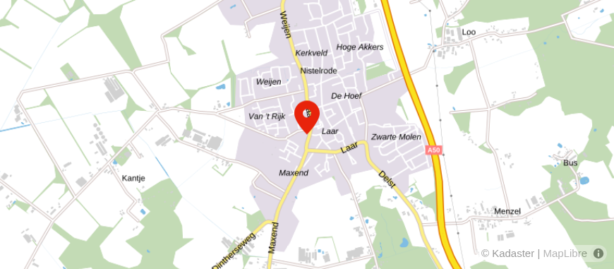 Locatie van Van der Doelen Nistelrode