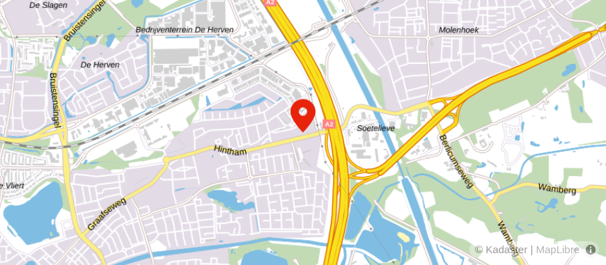 Locatie van Dutch Uncles 's-Hertogenbosch