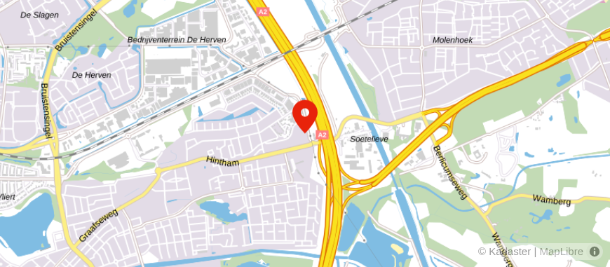 Locatie van Stoffels Makelaardij