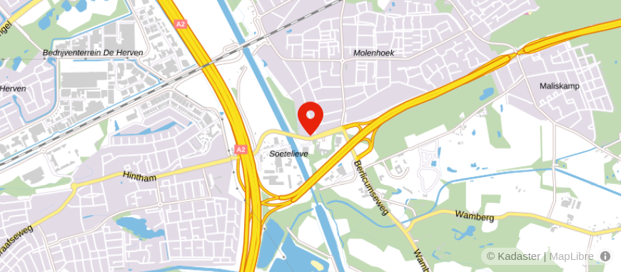 Locatie van Rene van der Velden Makelaardij en Assurantiën
