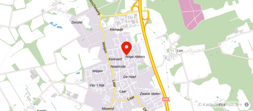 Locatie van Finovion Nistelrode