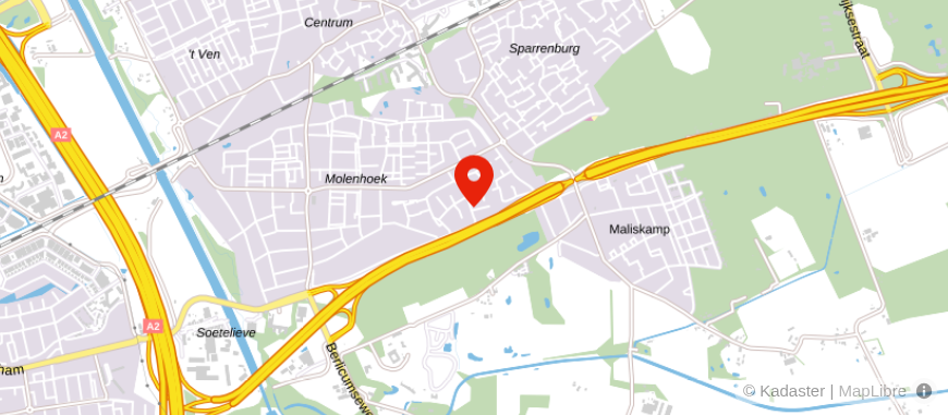 Locatie van Sonneveld & Teulings Financieel Adviseurs
