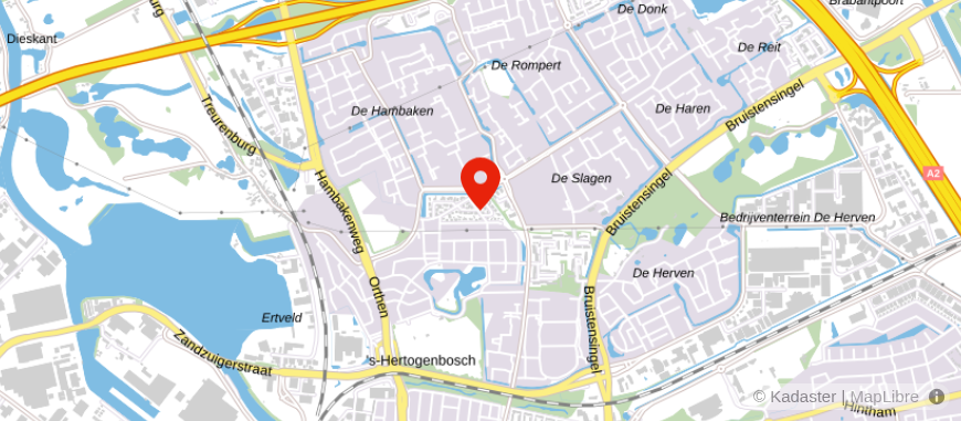 Locatie van Van Best Financieel Advies