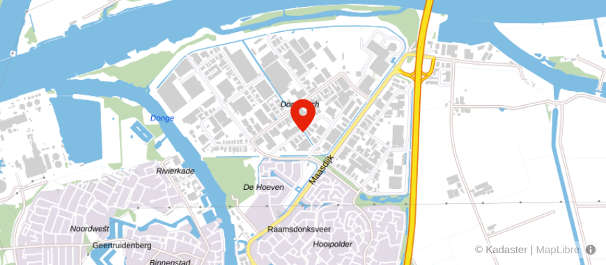 Locatie van Administratiekantoor Oerlemans