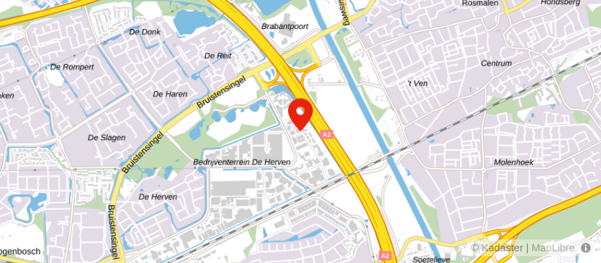 Locatie van Van Vugt & Van Hulten Belastingadviseurs