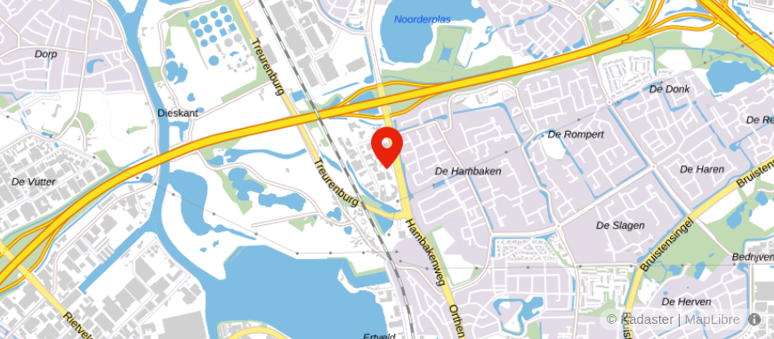 Locatie van Finenzo Den Bosch