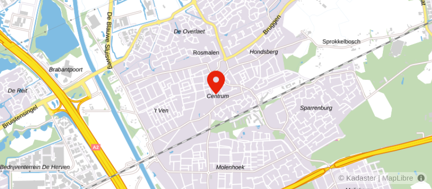 Locatie van De Hypotheekshop Rosmalen
