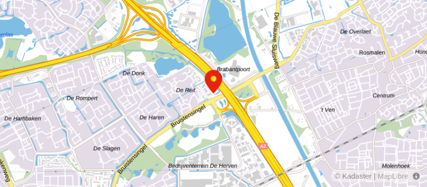 Locatie van Credion Den Bosch