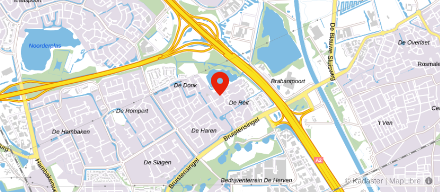 Locatie van Bighelaardij