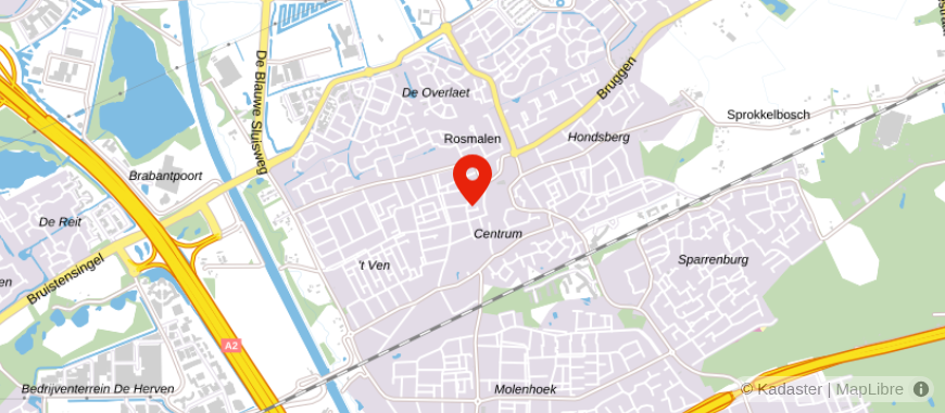 Locatie van De Hypotheker Rosmalen