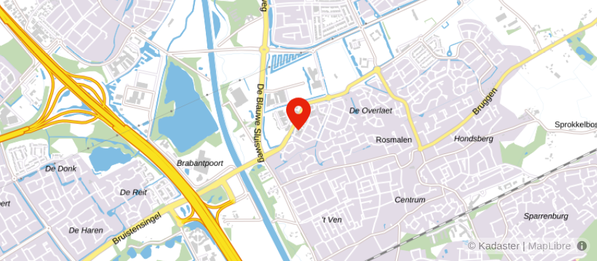 Locatie van Hypotheek Visie Rosmalen