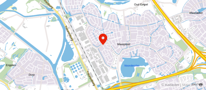 Locatie van Woonaccent makelaars De Meierij