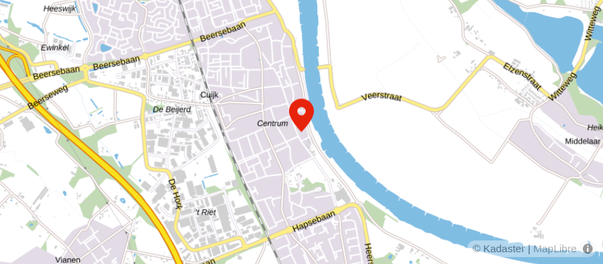 Locatie van Jenneskens Advies & Makelaardij