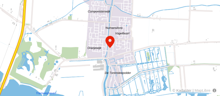 Locatie van Triple Orange Insurance & Finance B.V.