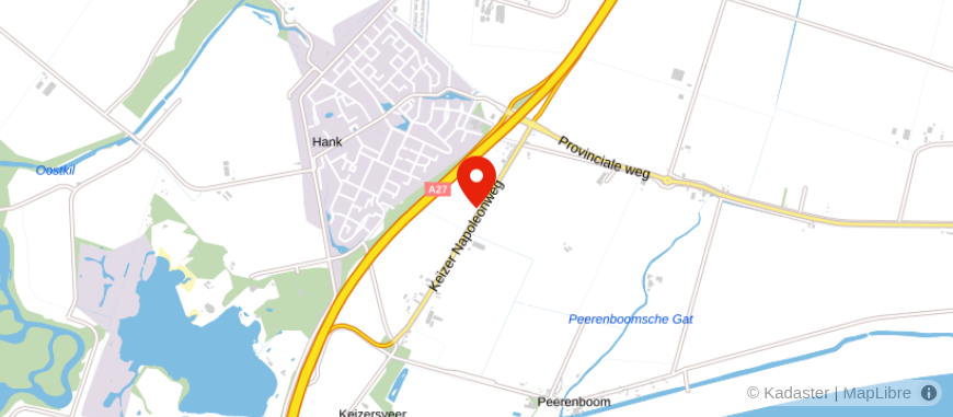 Locatie van WitteWoning Makelaars Amerstreek-Biesbosch