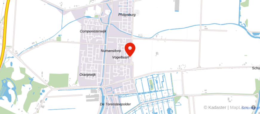 Locatie van Kuipers Assurantiën