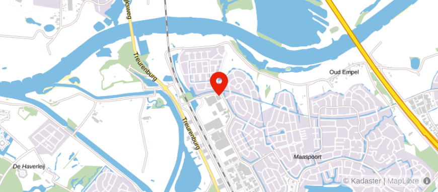 Locatie van Van Thiel Belastingadviseurs