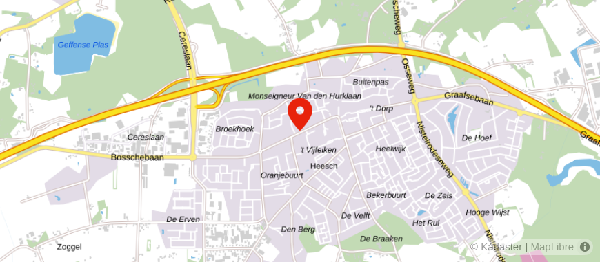 Locatie van Van Heugten Verzekerd