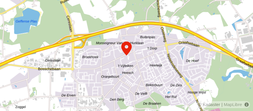 Locatie van La Confiante