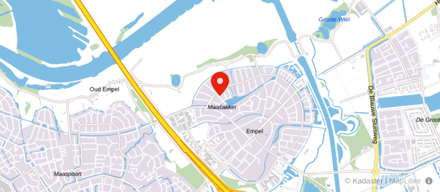 Locatie van Waddilove Bedrijfsadministratie & Belastingadvies