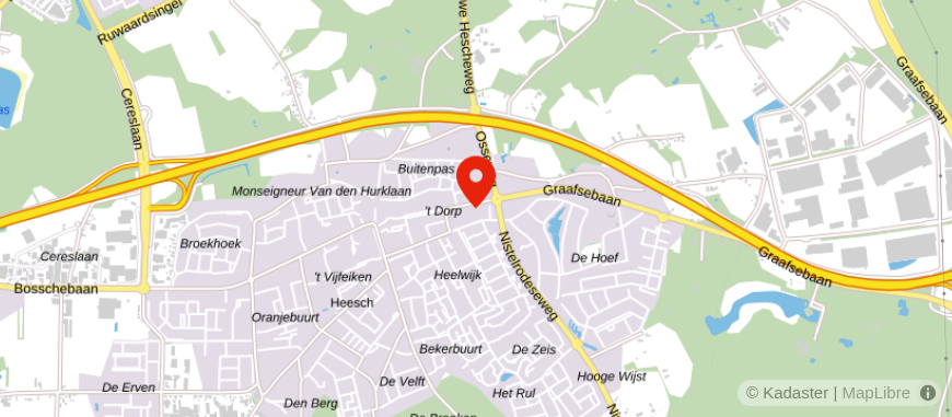 Locatie van Zwanenberg Advies